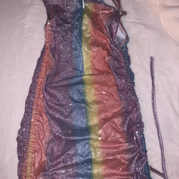 Shane Justin Rainbow Diamond Dress - Picture 7 of 12